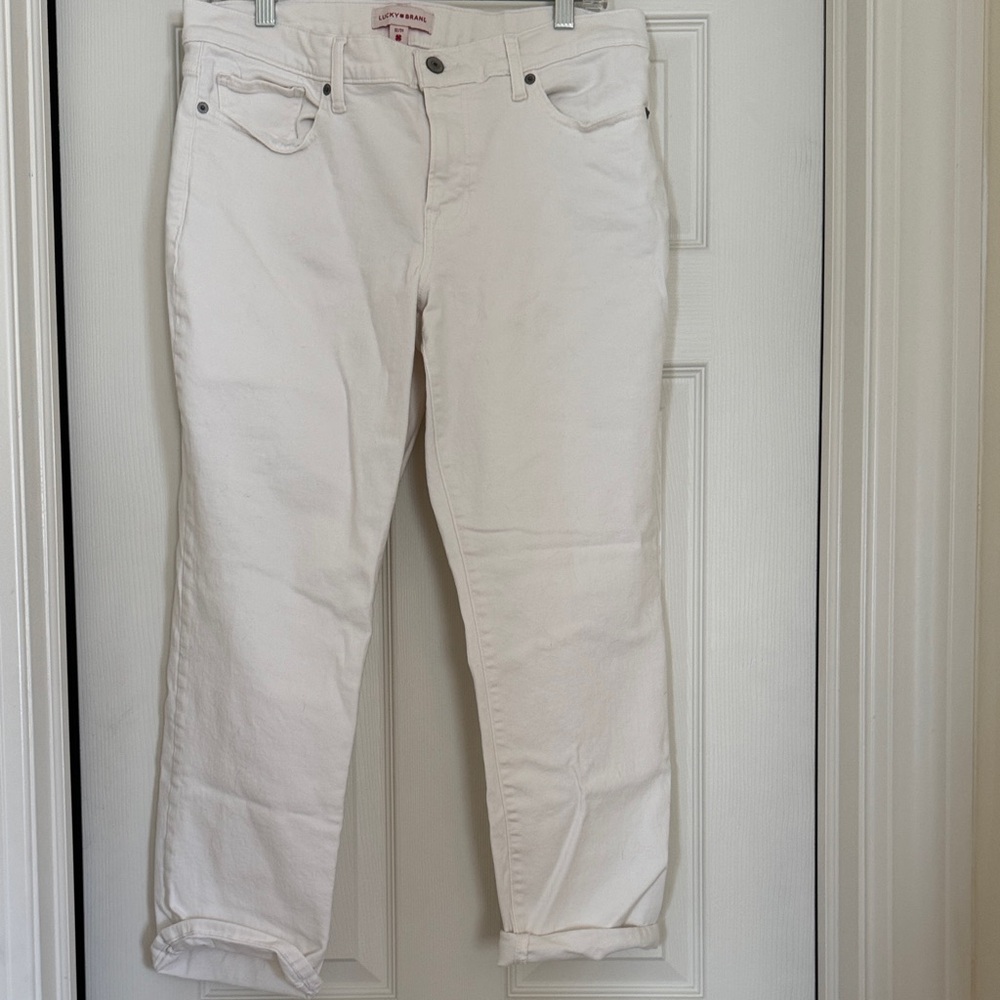 Lucky Brand Women's Sweet Crop Off-White Jeans